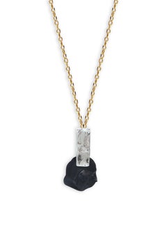 Back To Basics 6 Hand-Sculpted Necklace in Gold-Plated Bronze by Marion Fillancq