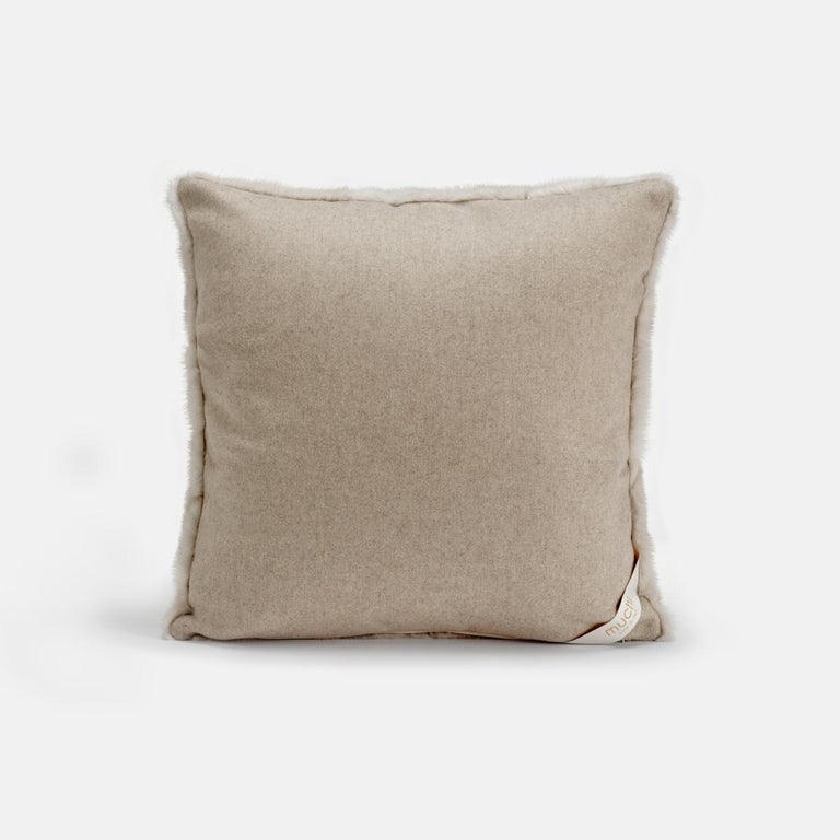 Cuscino A Nodo In Morbidissimo Peluche Per Divano E Letto - Formato Quadrato 30x33 O 40x40 Cm - 6