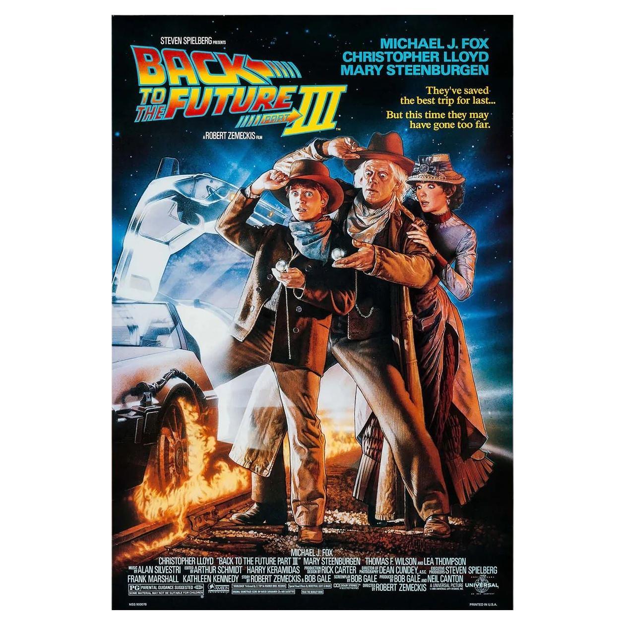 Back To The Future III, Unframed Poster, 1990 For Sale