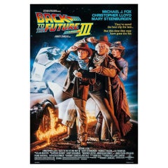 Back To The Future III, affiche non encadrée, 1990