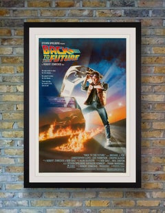 „Back to the Future“ Original Us, Ein-Blatt-Filmplakat von Drew Struzan, 1985