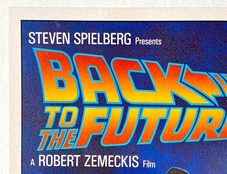 Paper 'Back to the Future' Original Vintage Australian Daybill Movie Poster, 1985