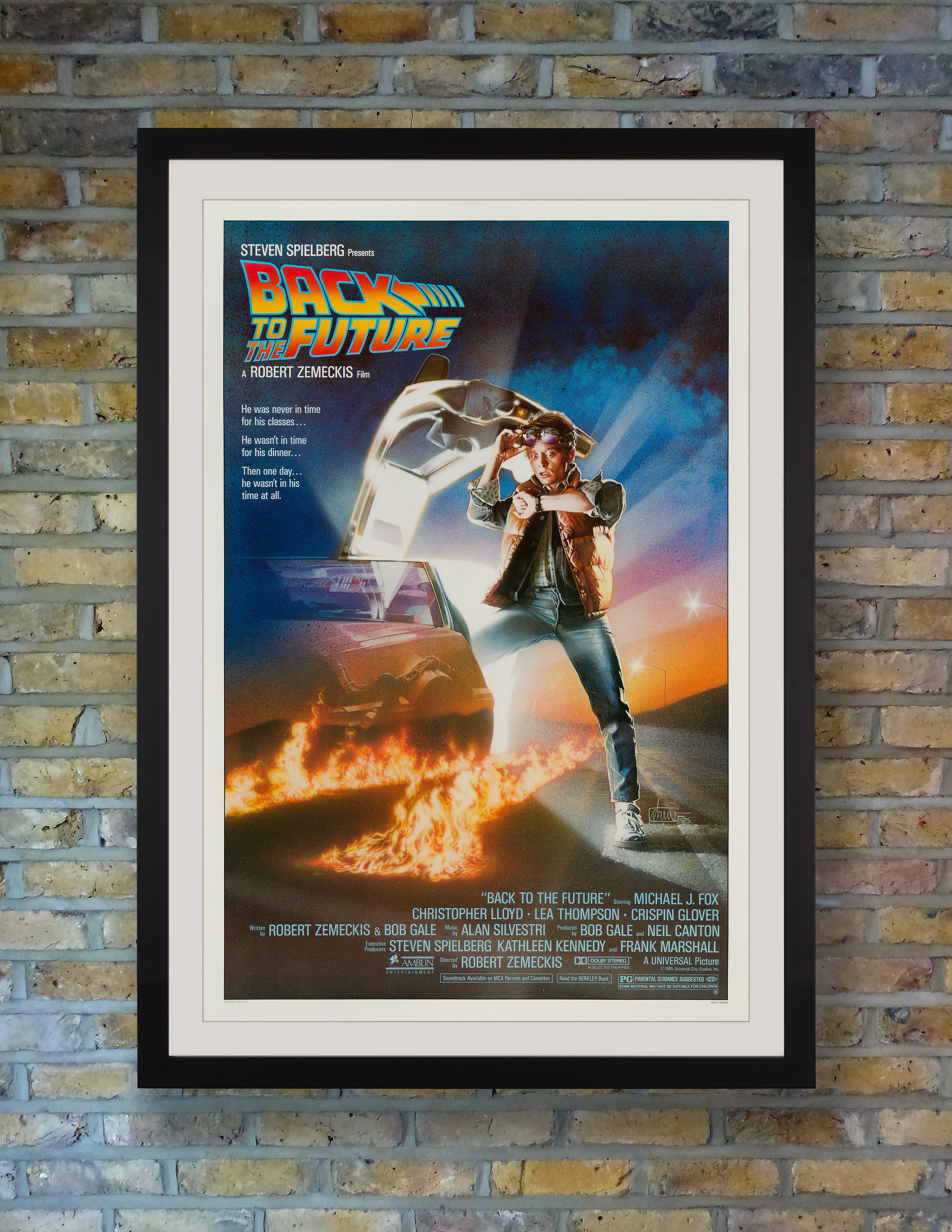 A beloved American blockbuster, Robert Zemeckis' 1985 sci-fi adventure 'Back to the Future' starred Michael J. Fox as teenager Marty McFly, blasted back to 1955 in the plutonium-powered DeLorean time machine created by eccentric scientist Doc Brown.