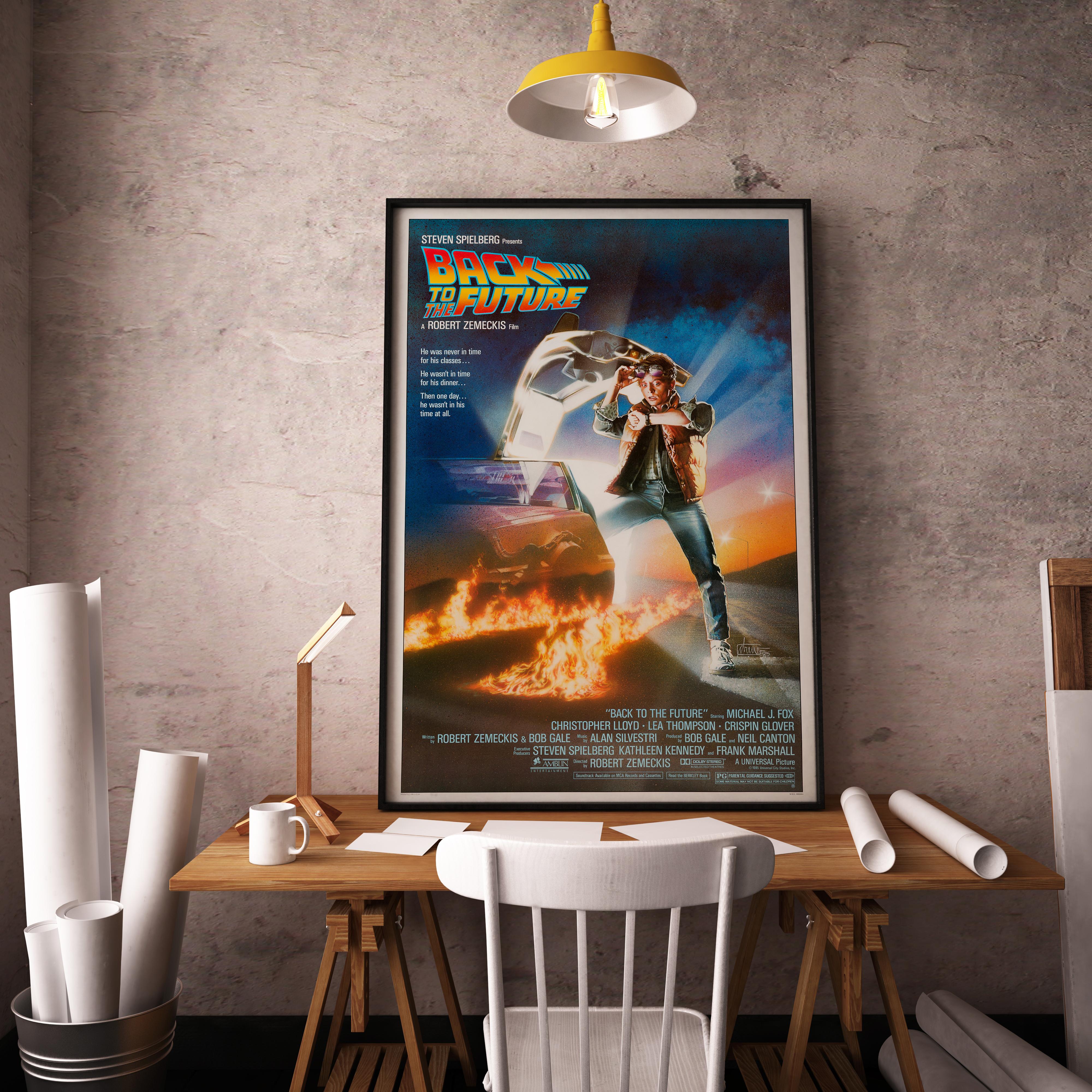 back to the future one sheet