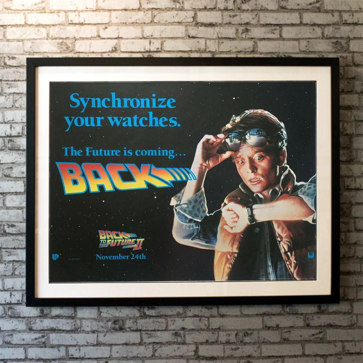 Back To The Future Part II, Unframed Poster, 1989

Original British Quad (30 X 40 Inches). After visiting 2015, Marty McFly must repeat his visit to 1955 to prevent disastrous changes to 1985...without interfering with his first trip.

Year: