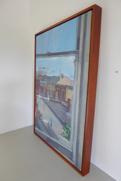 "Back Window" Oil on Birch, 1989