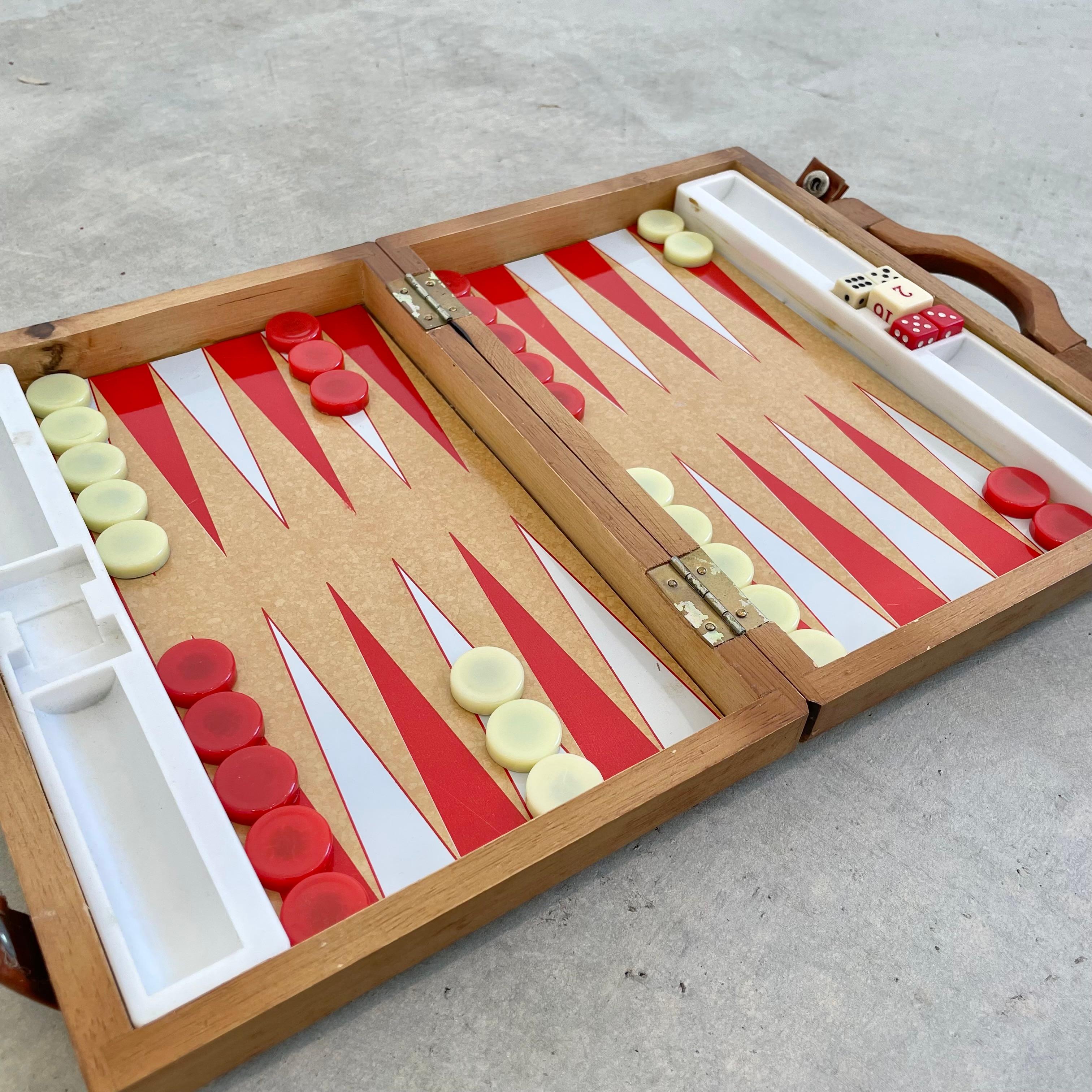 Magnets Backgammon and Chess Travel Set, 1960s