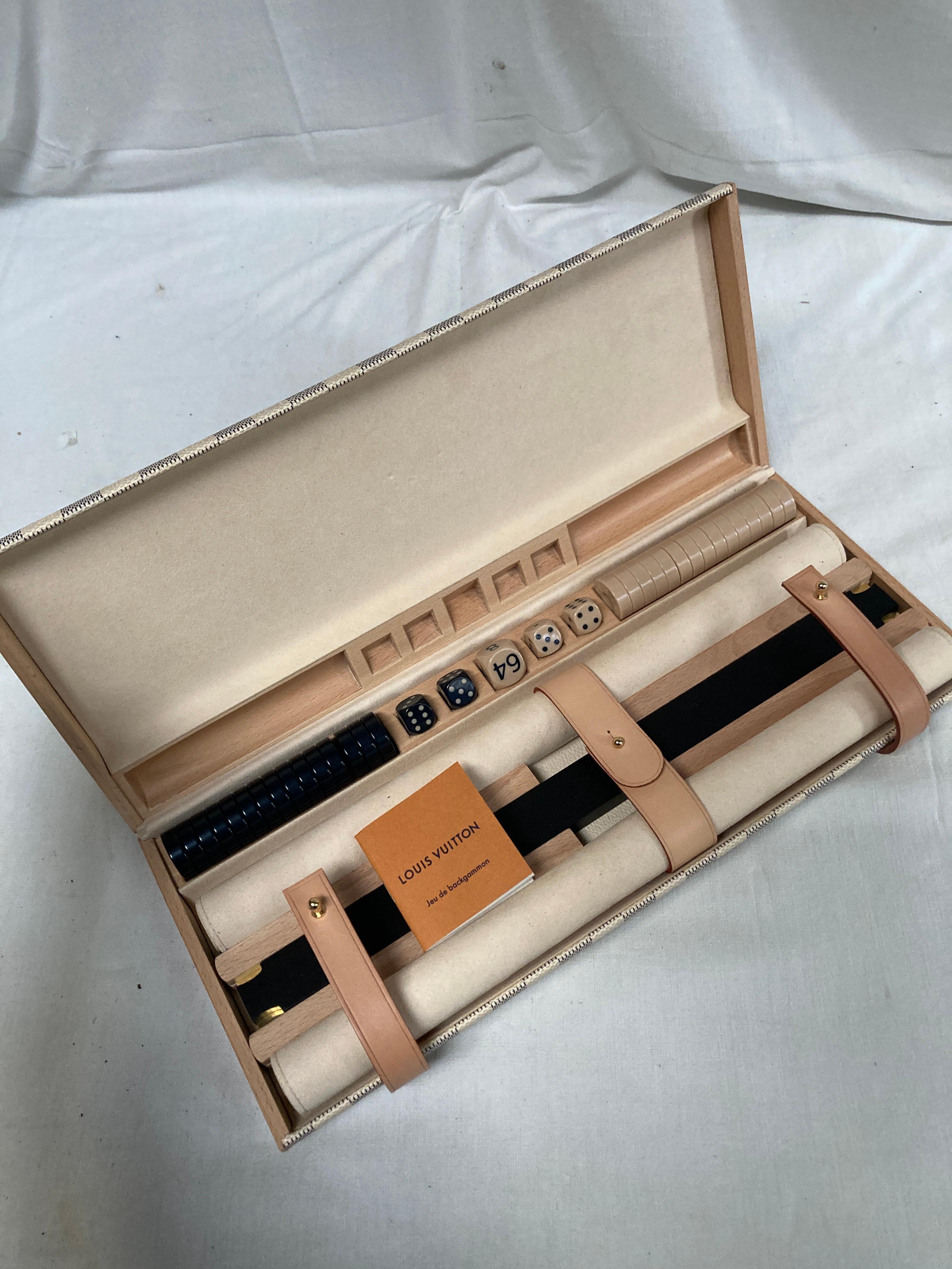 Backgammon game by Louis Vuitton In Good Condition For Sale In New York, NY