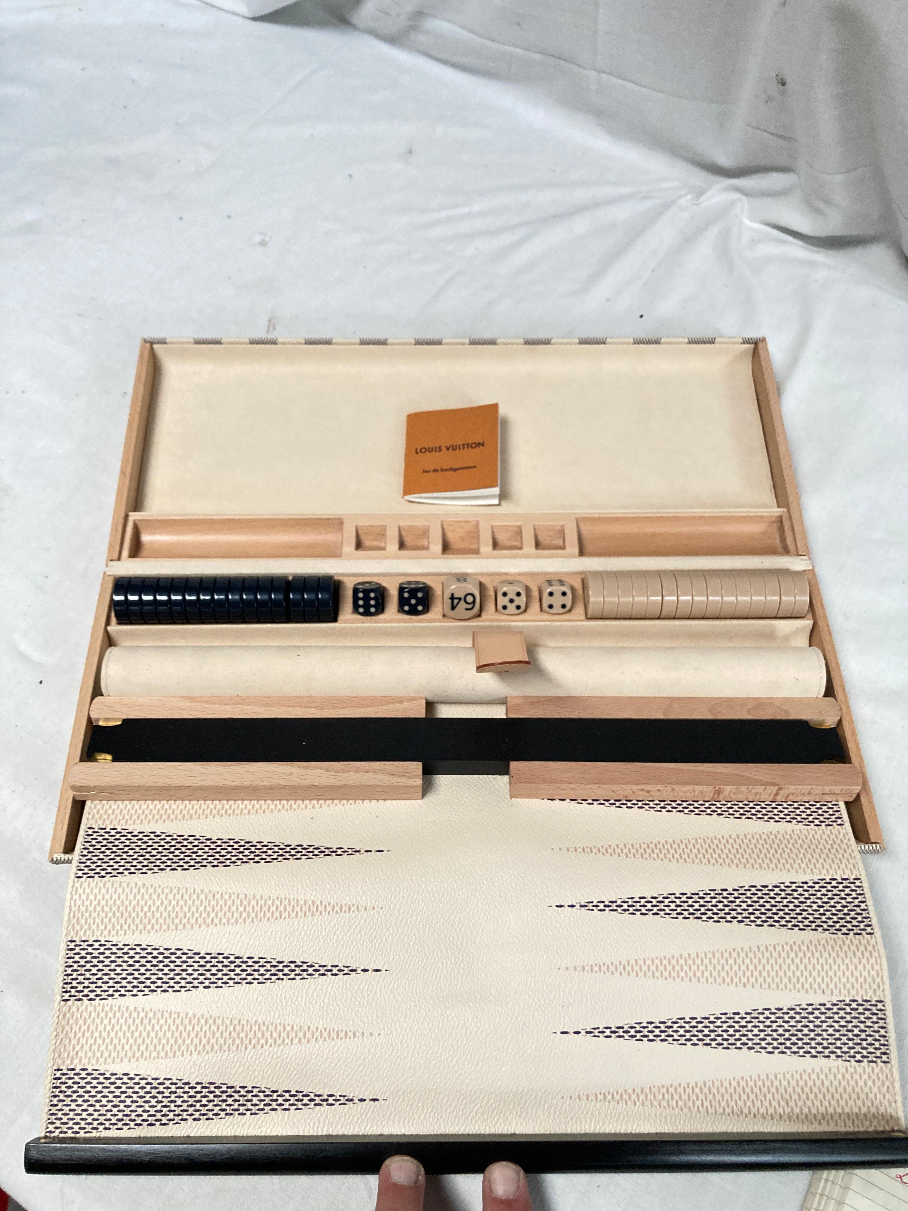Leather Backgammon game by Louis Vuitton For Sale