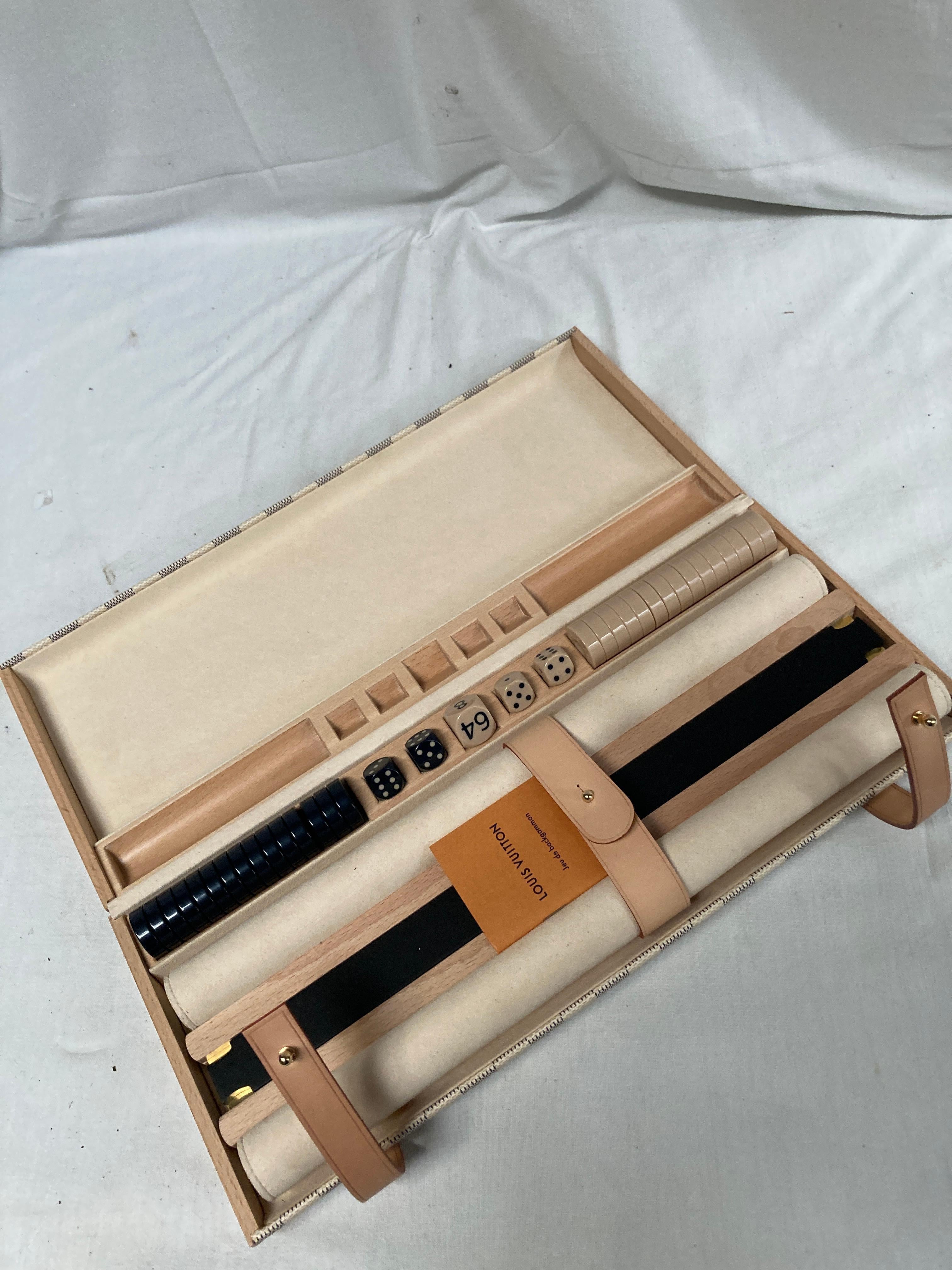 Backgammon game by Louis Vuitton For Sale 1