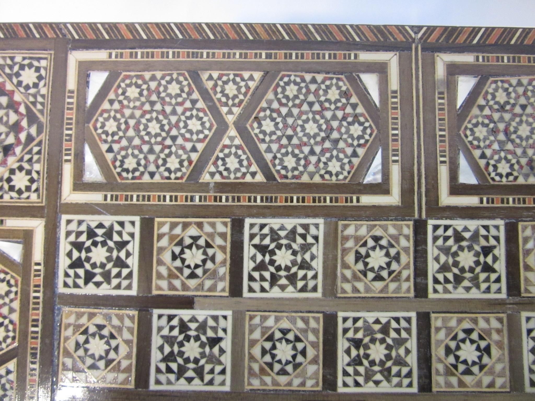 Backgammon Micro Mosaic Inlay Board / Moorish Syrian Styled 2