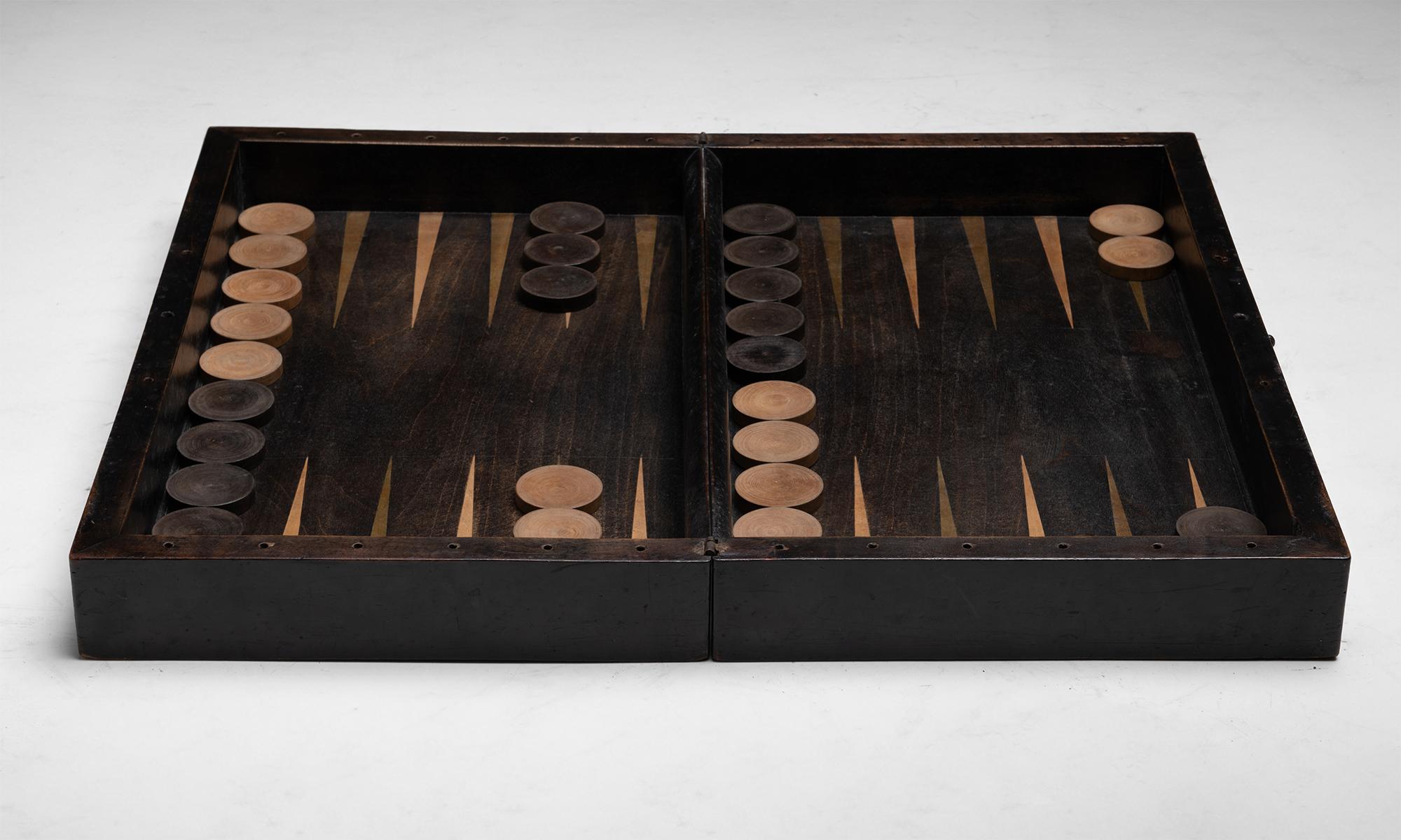 Italian Backgammon Set, Italy circa 1940 For Sale