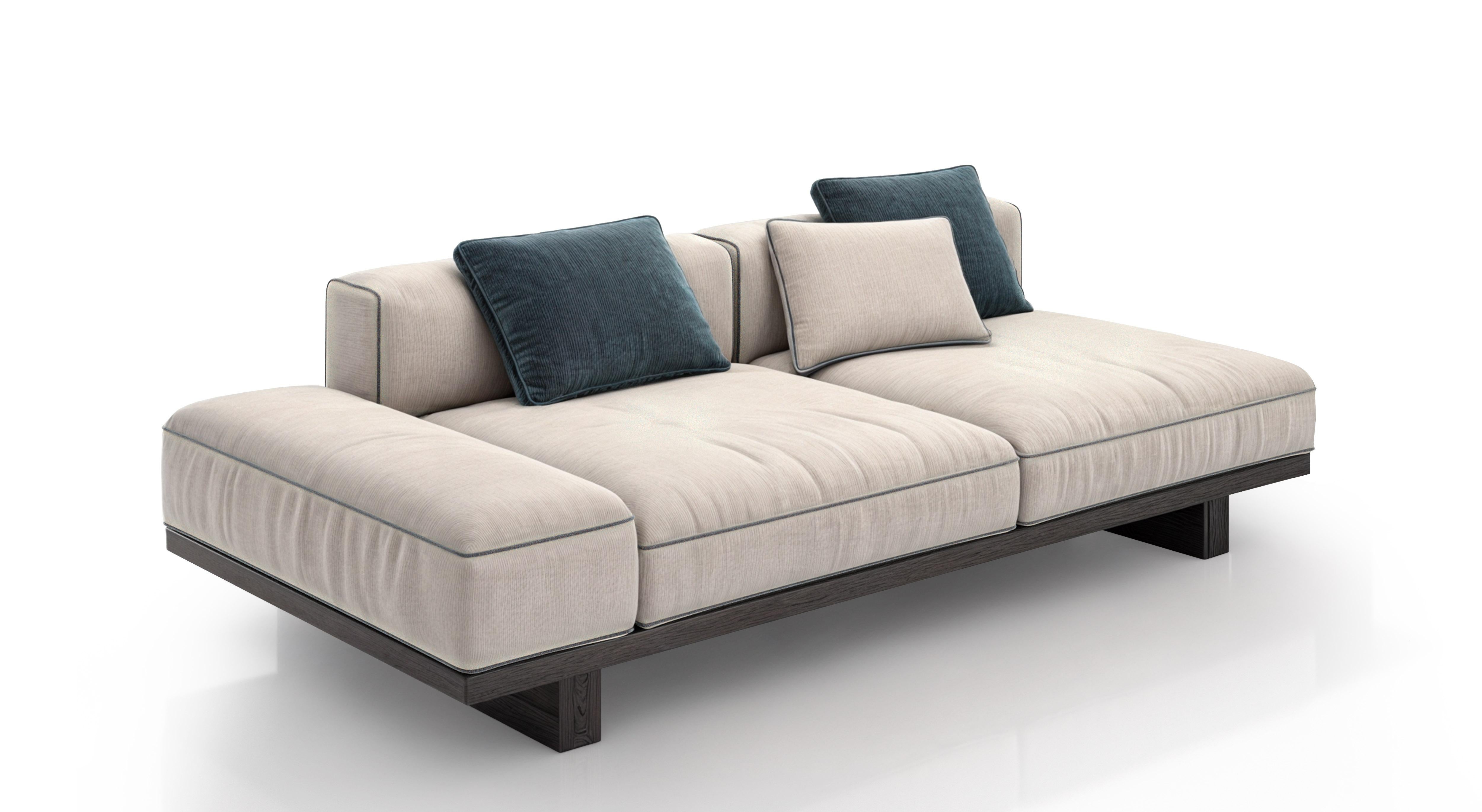 Background - A minimal sofa and a geometry given by the seams In New Condition For Sale In Beverly Hills, CA