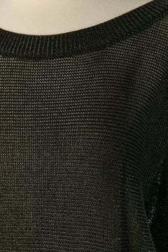 Backless black see-through sweater ALEXANDRE VAUTHIER