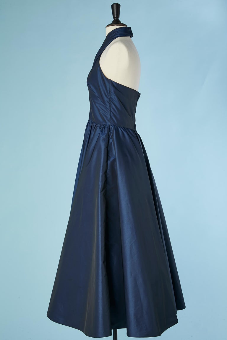 neiman marcus navy blue dress Neiman Marcus Navy Blue Lace Cold Shoulder Mini Dress Size 8