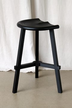 Backless Kitchen Counter Stool, Mid-Century Modern Bar Stool
