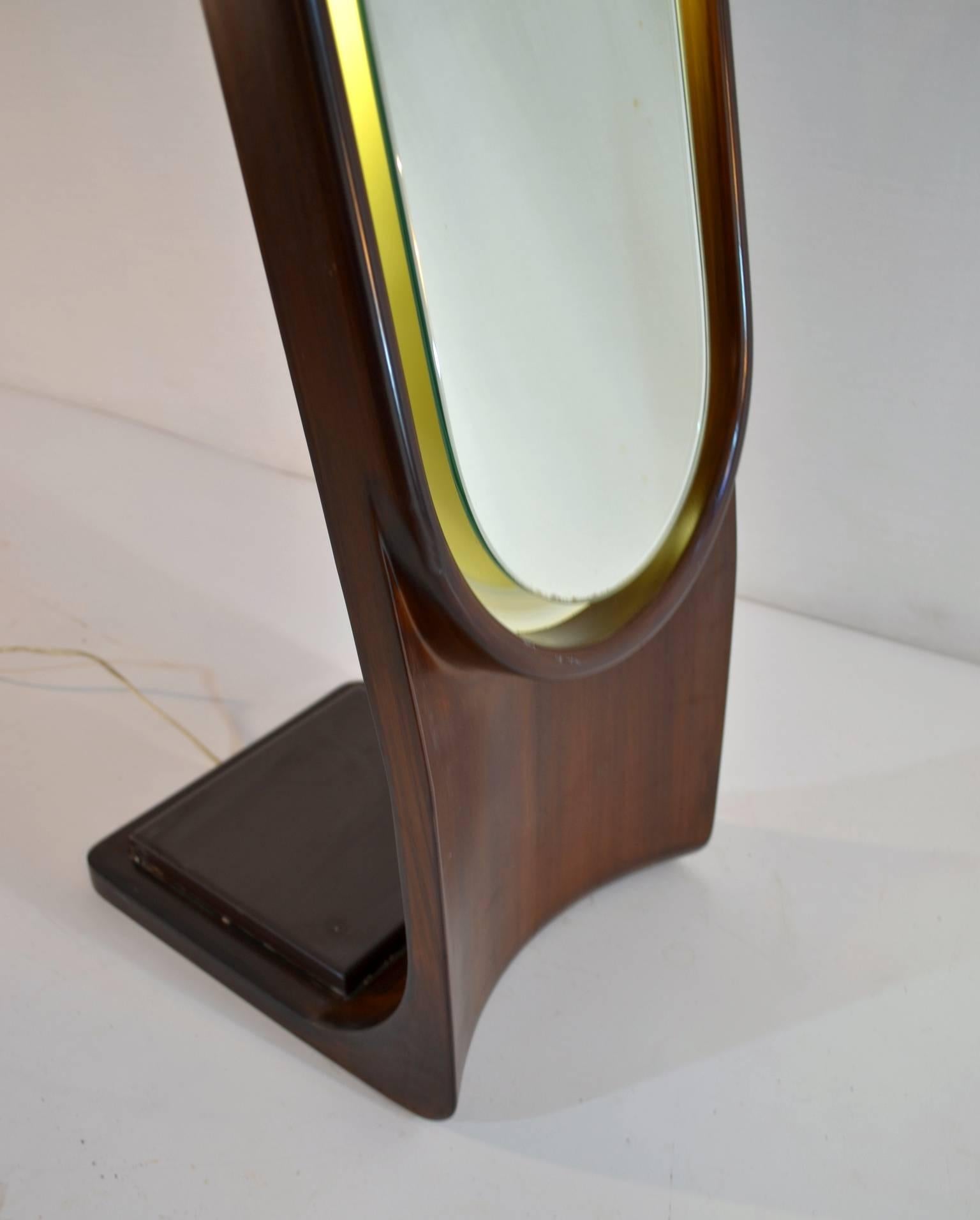 backlit full length mirror