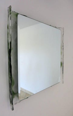 Backlit Murano Mirror by Mazzega