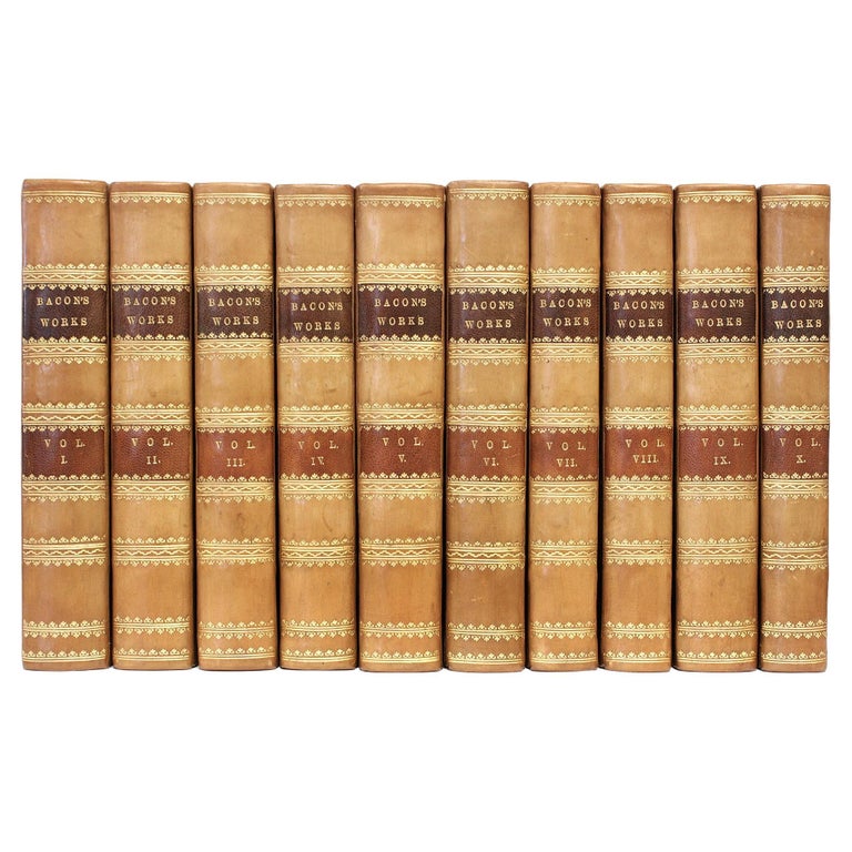 BACON, Francis, The Works of Francis Bacon, '10 VOLUMES - 1803' For Sale