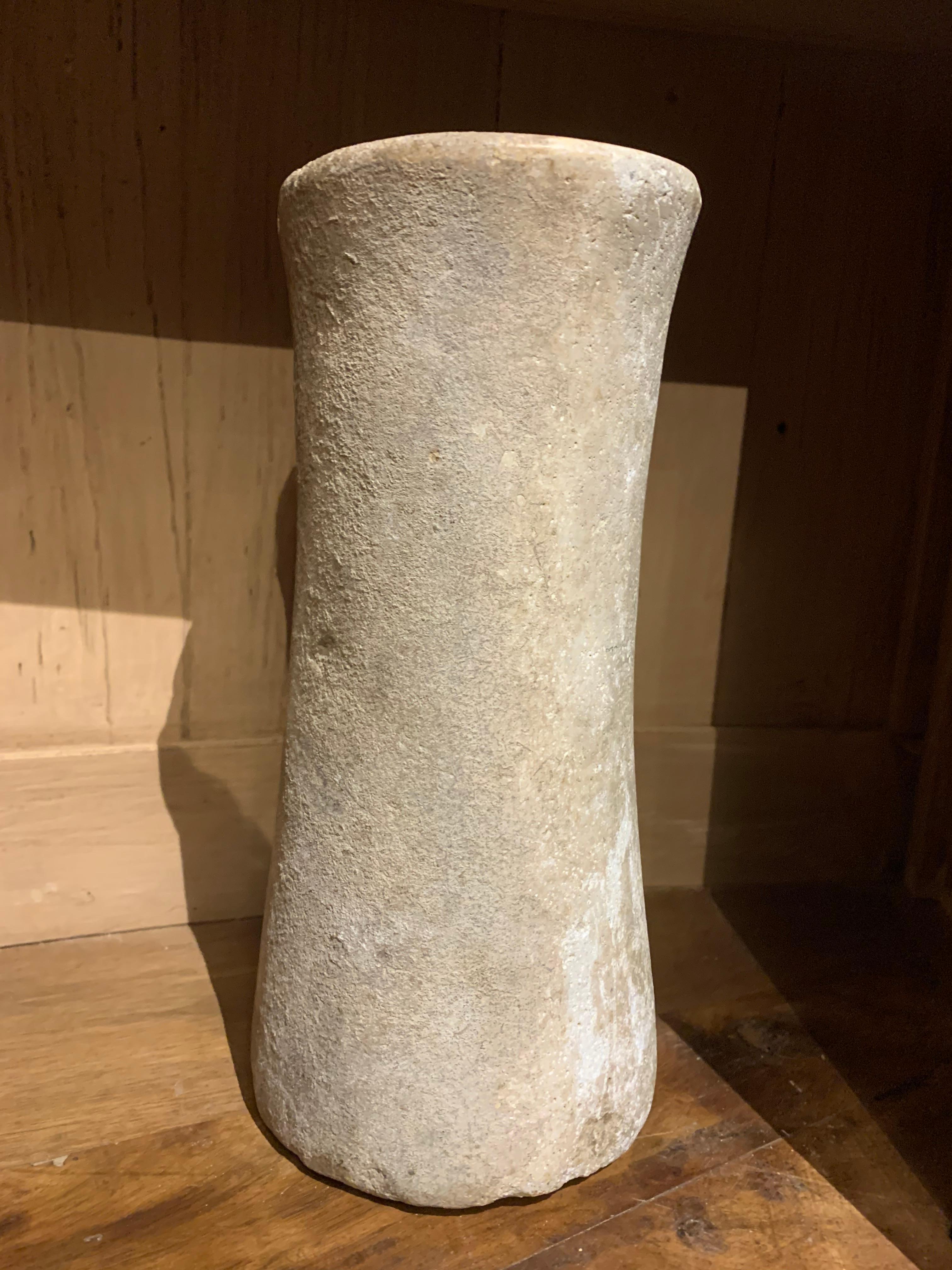Marble Bactrian Bronze Age Stone Column Idol