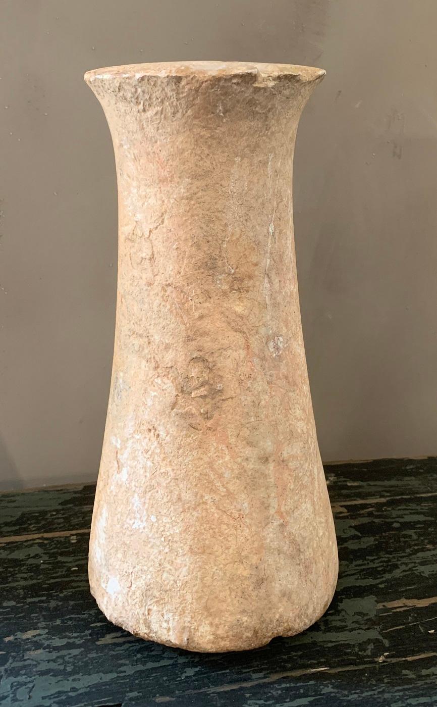 Bactrian Cream Marble Column Idol 2