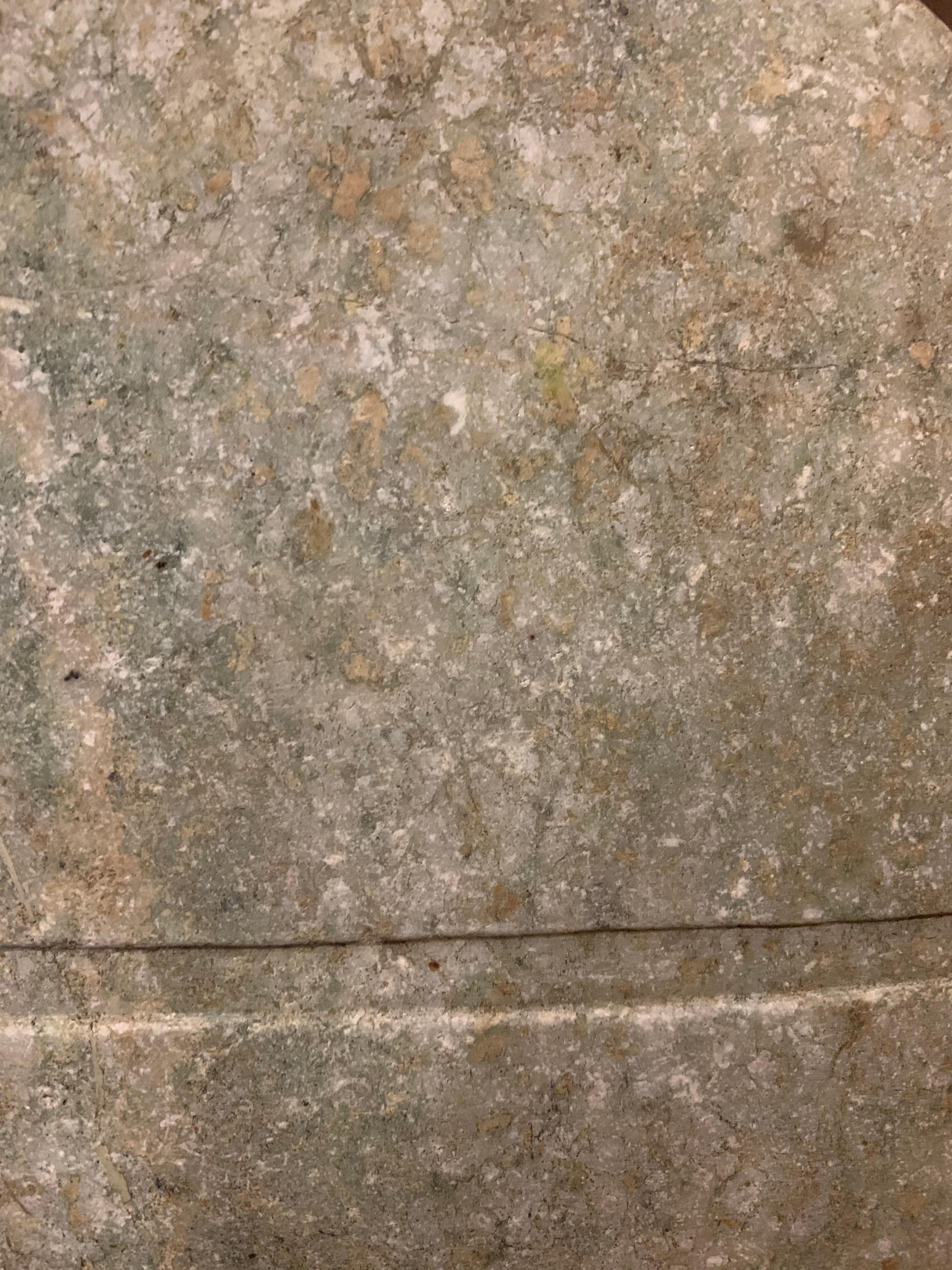 Bactrian Green Marble Disc Idol, 2nd Millennium B.C. 1