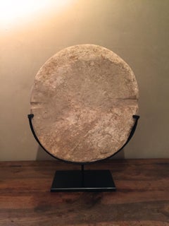 Bactrian Marble Disc Idol, 2nd Millennium B.C.