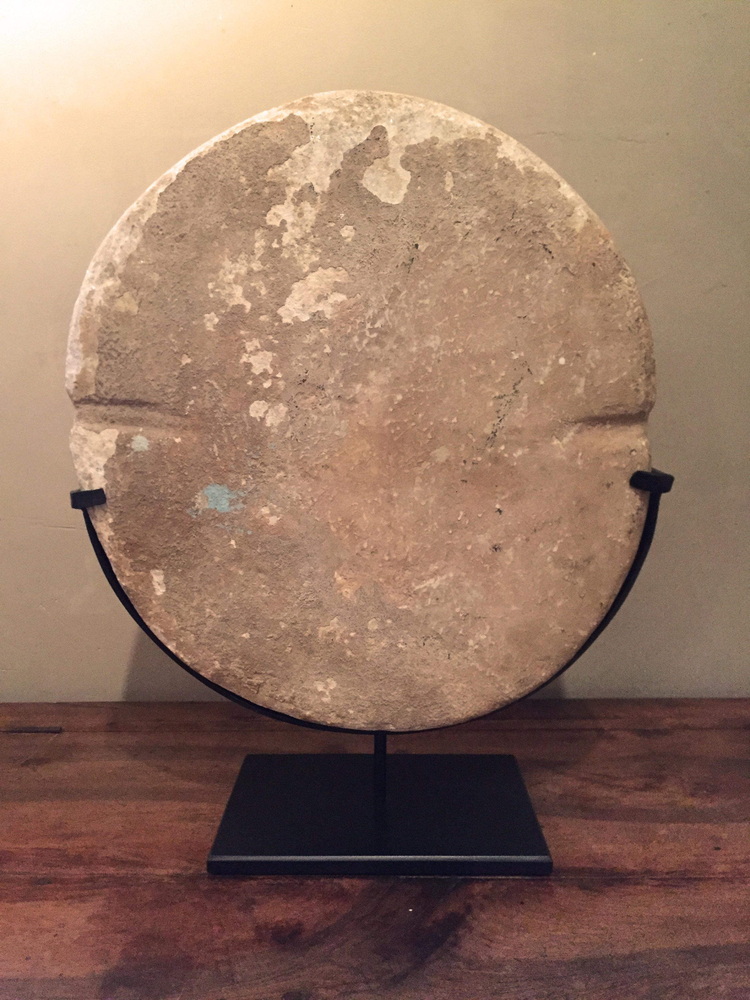 Bactrian Marble Disc Idol, 2nd Millennium B.C. 2
