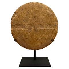 Bactrian Marble Disc Idol on Custom Mount