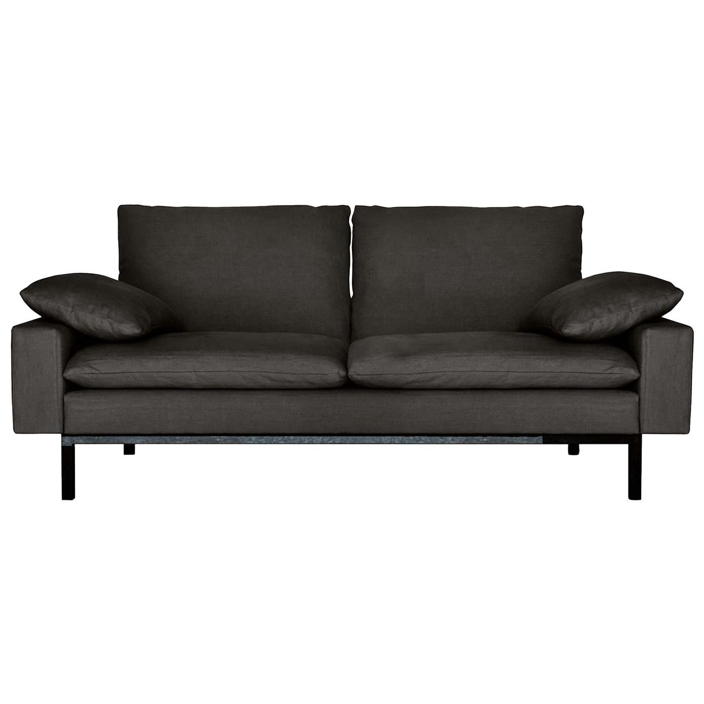 Bad Anthrazitfarbenes Sofa von Vanessa Tambelli