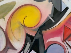 "Bad Ass Bosoms" Abstract Painting
