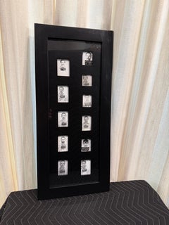 "Bad Boys" Photo Art - 11 Framed Original Mugshots from 1960's