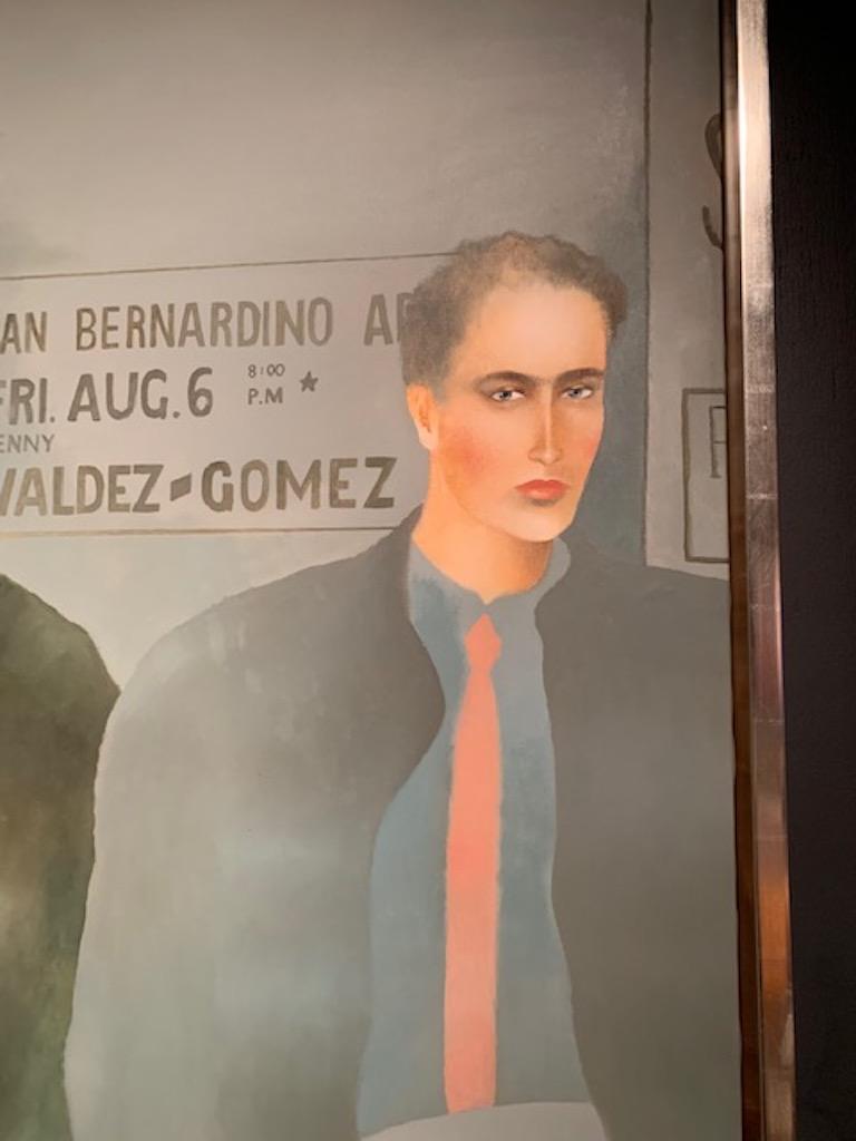 Postmoderne Peinture à l'huile contemporaine « Bad Boys »