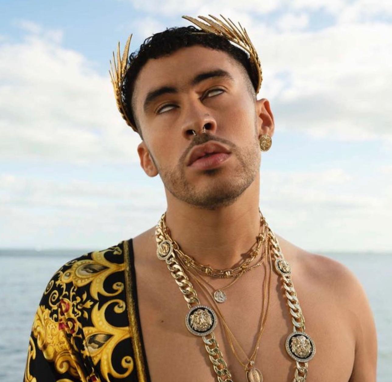 BadBunny worn 24K Yellow Gold dipped Julius Headpiece Tiara Crown In New Condition For Sale In Miami Beach, FL