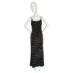 BADGLEY MICSHKA Vintage Beaded Evening Gown Maxi Dress