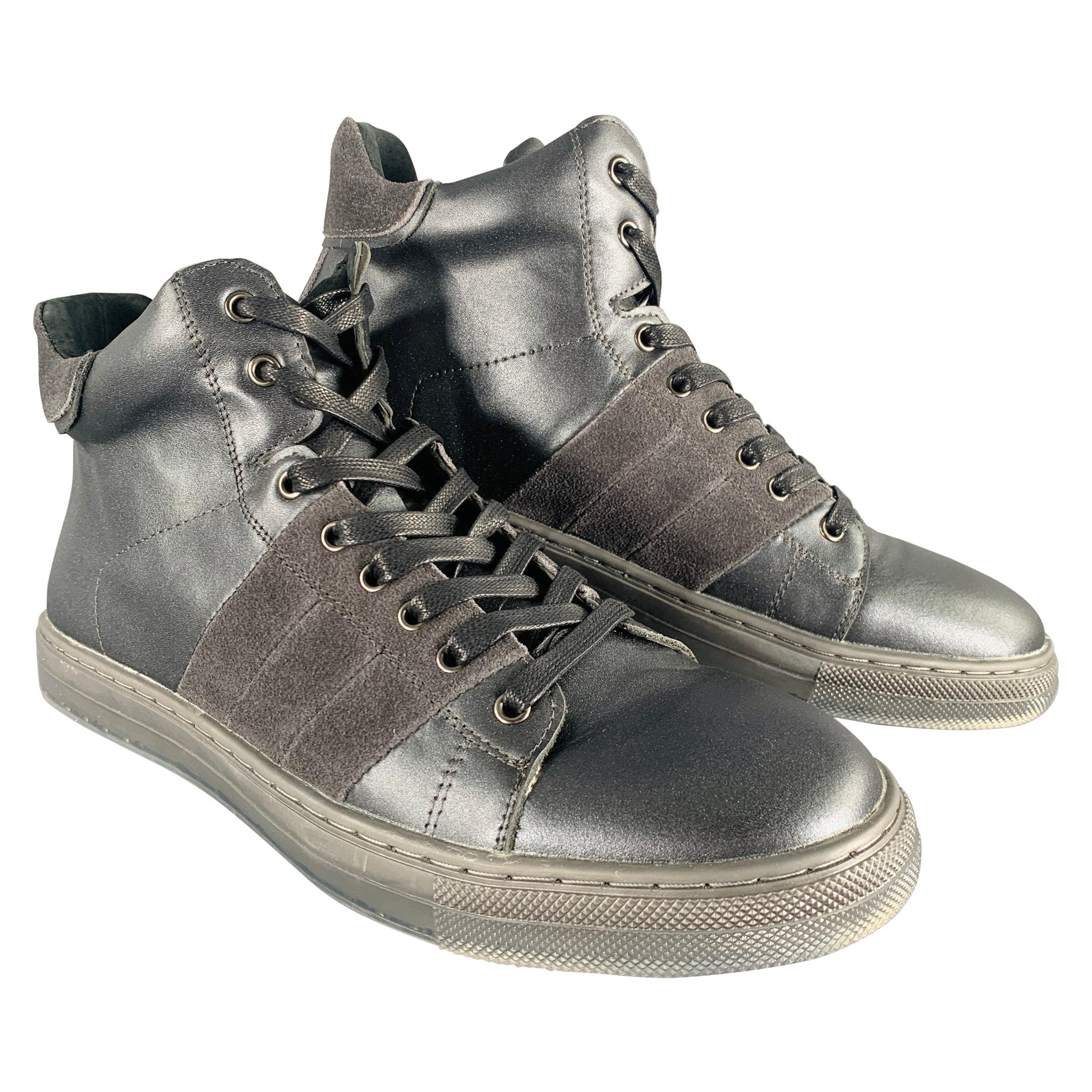 Baskets Teddy noires BADGLEY MISCHKA Taille 10 en vente