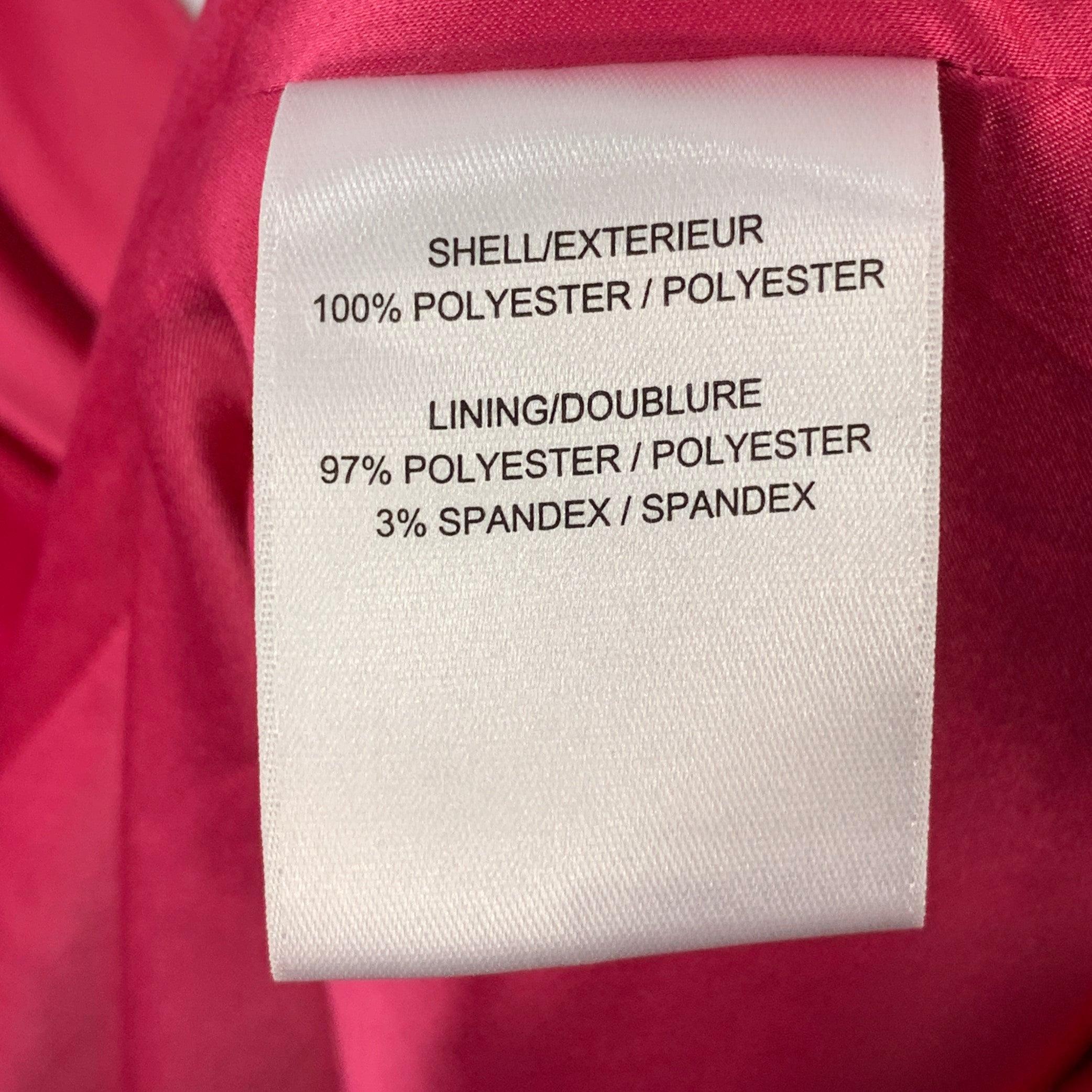 De las mujeres BADGLEY MISCHKA Talla 8 Vestido rosa de poliéster con corte acanalado sin mangas y escote en V profundo en venta