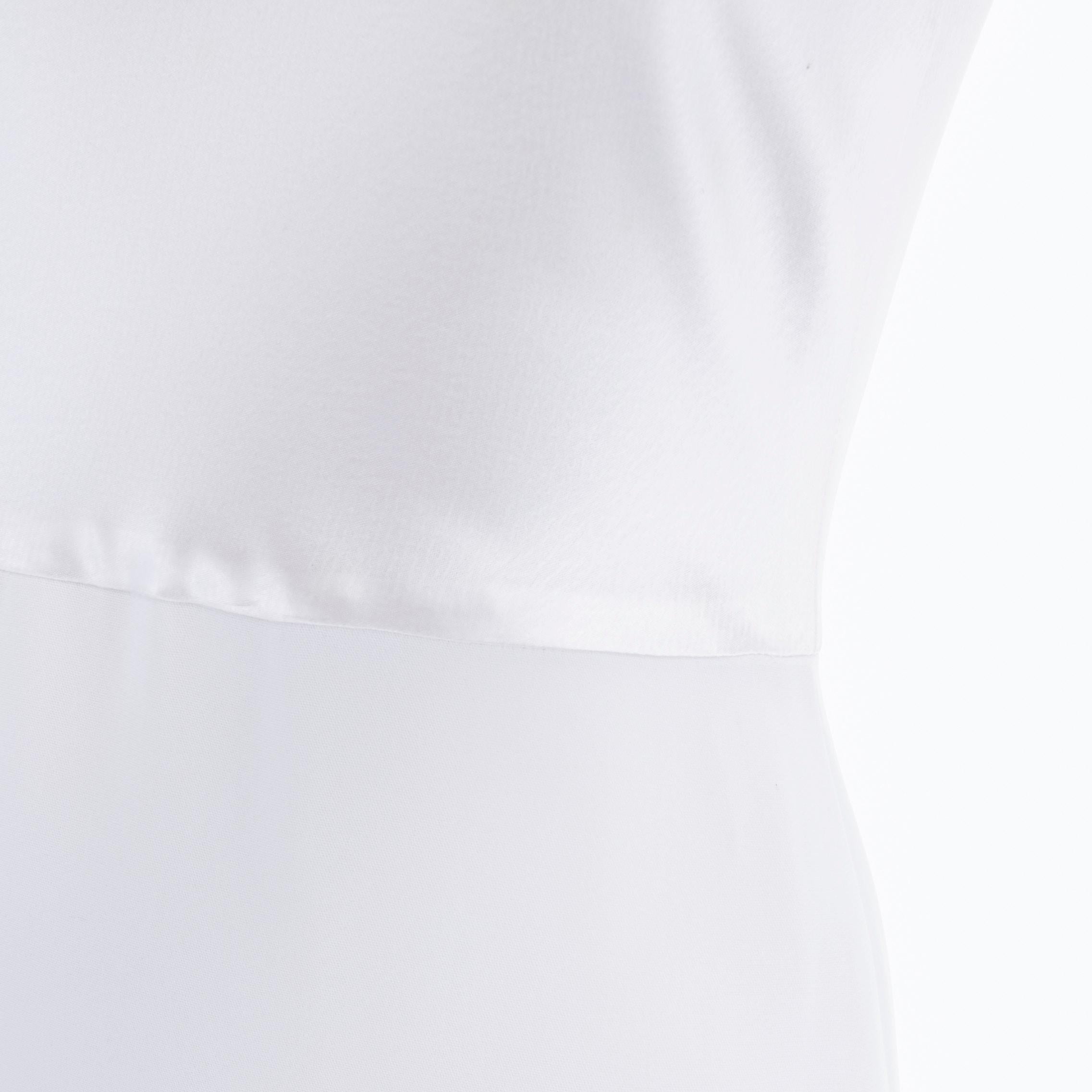 BADGLEY MISCHKA white draped neckline viscose top V-back maxi gown dress US6 S 1