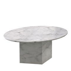 Badisco White Carrara Coffee Table