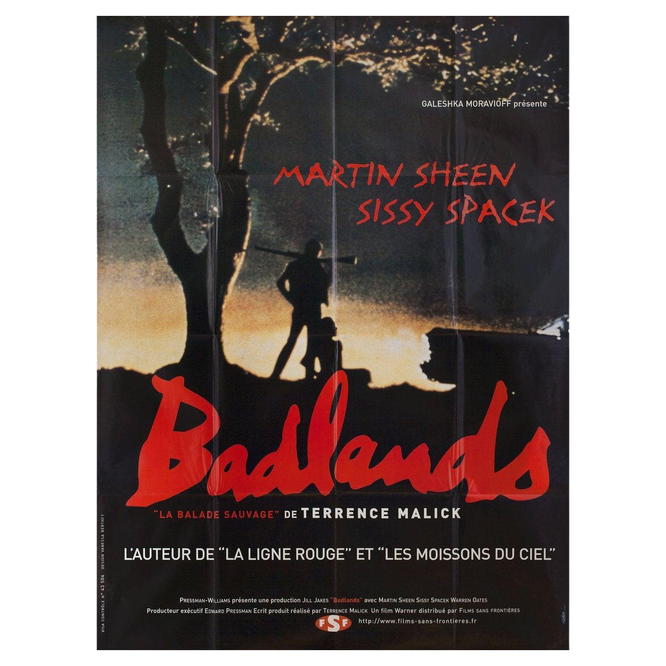 Badlands, R1990er Jahre, Französisches Grande-Filmplakat