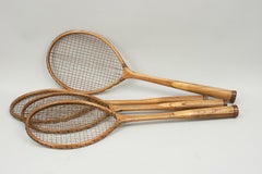 Badminton Rackets, Set of Four Unnamed