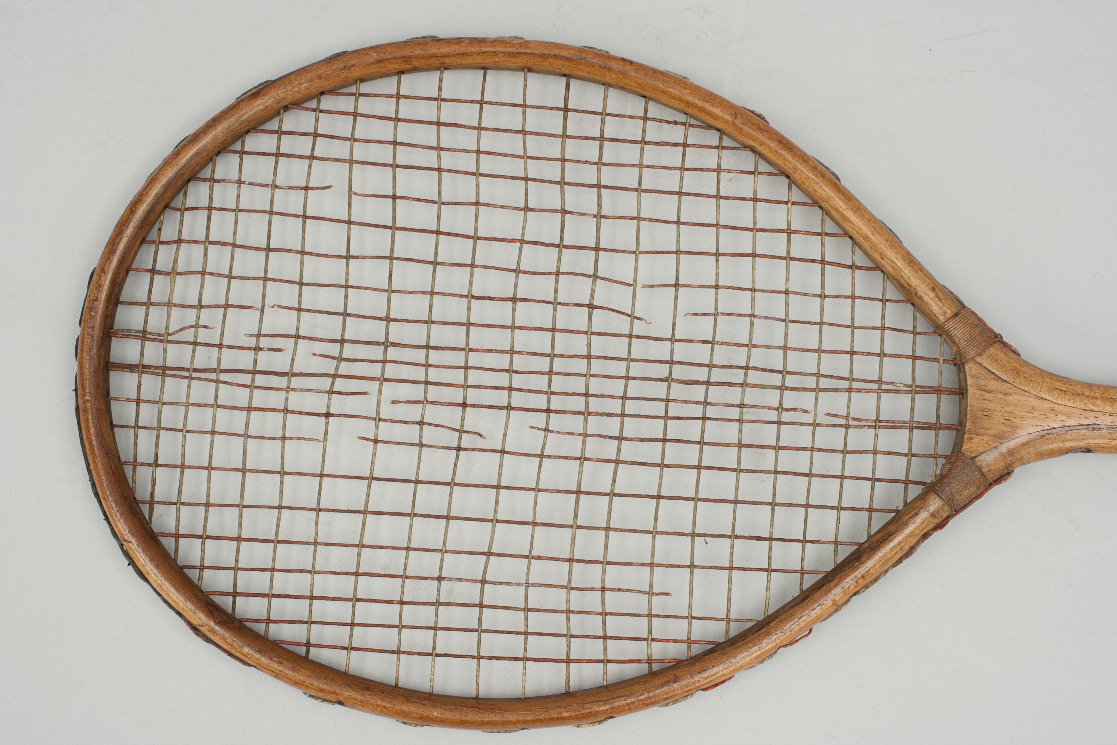 Wood Badminton Rackets, Set of Four Unnamed