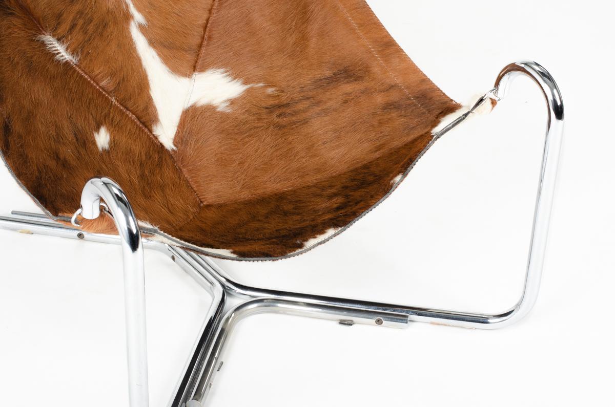 Cowhide Baffo Armchair by Gianni Pareschi and Ezio Didone for Busnelli, 1969