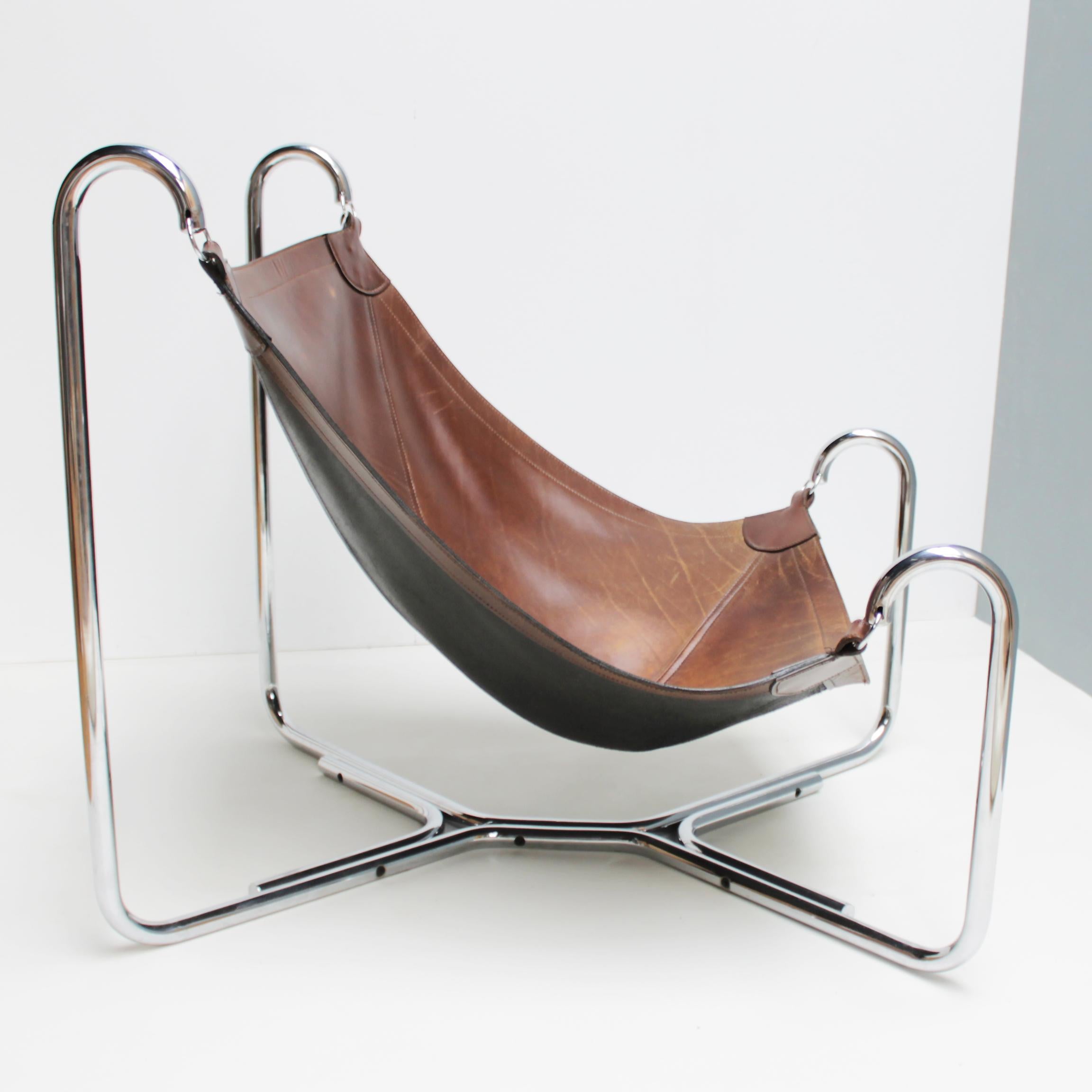 baffo group leather chair