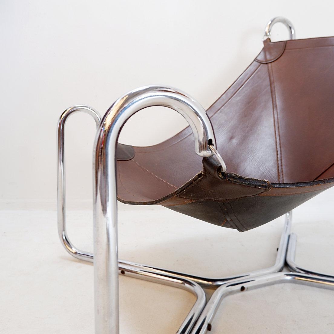 'Baffo' Lounge chair by Didone & Pareschi for Busnelli, Italy In Fair Condition For Sale In Linkebeek, BE