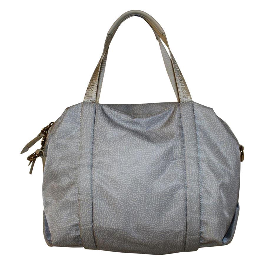Canvas Ice color Double handle Internal pocket with zip External pocket with zip Zip closure Other two internal spaces Cm 24 x 32 x 16 (9.44 x 12.59 x 6.29 inches)
