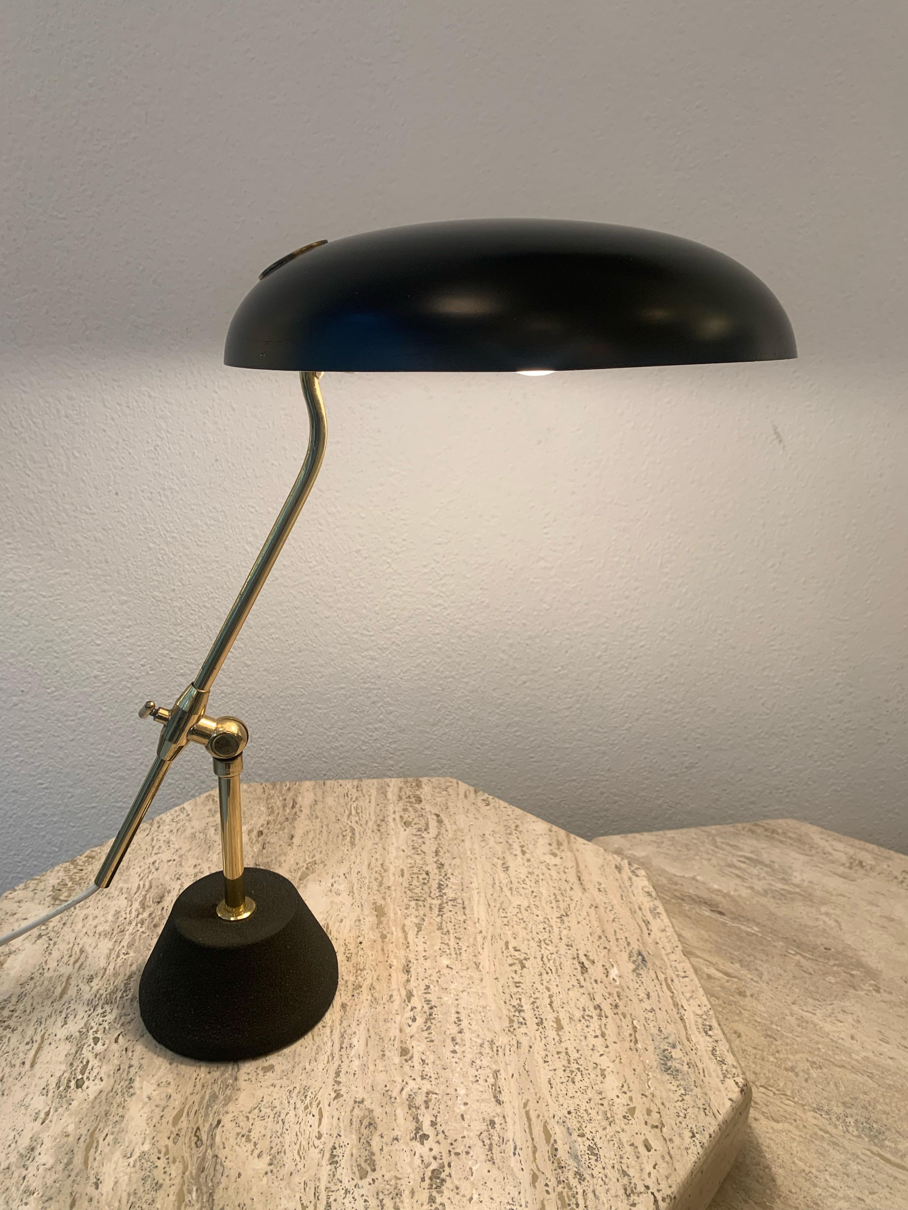 BAG Turgi Desk / Table Lamp, Switzerland, ca. 1950s 4