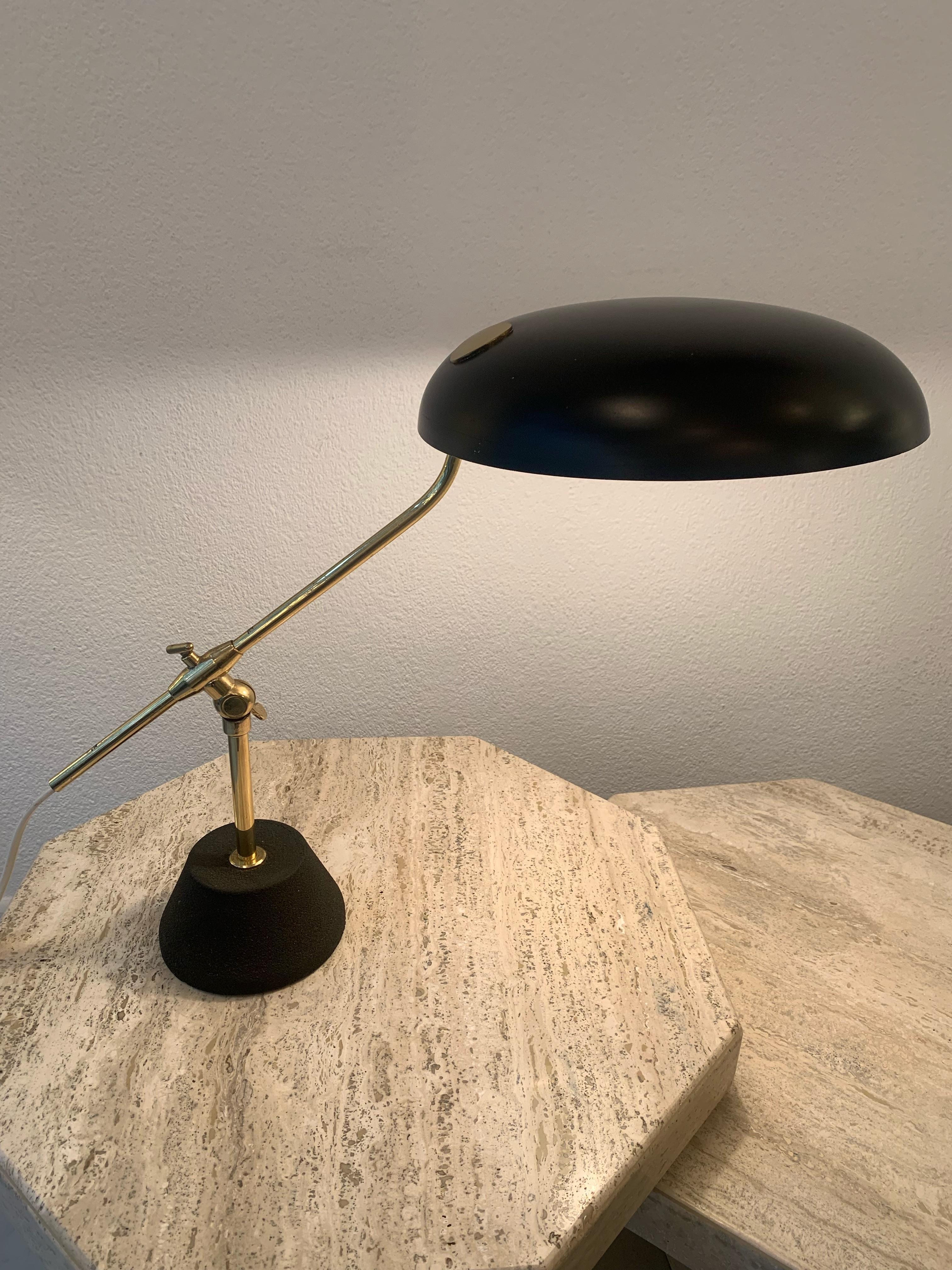 BAG Turgi Desk / Table Lamp, Switzerland, ca. 1950s In Good Condition In Geneva, CH