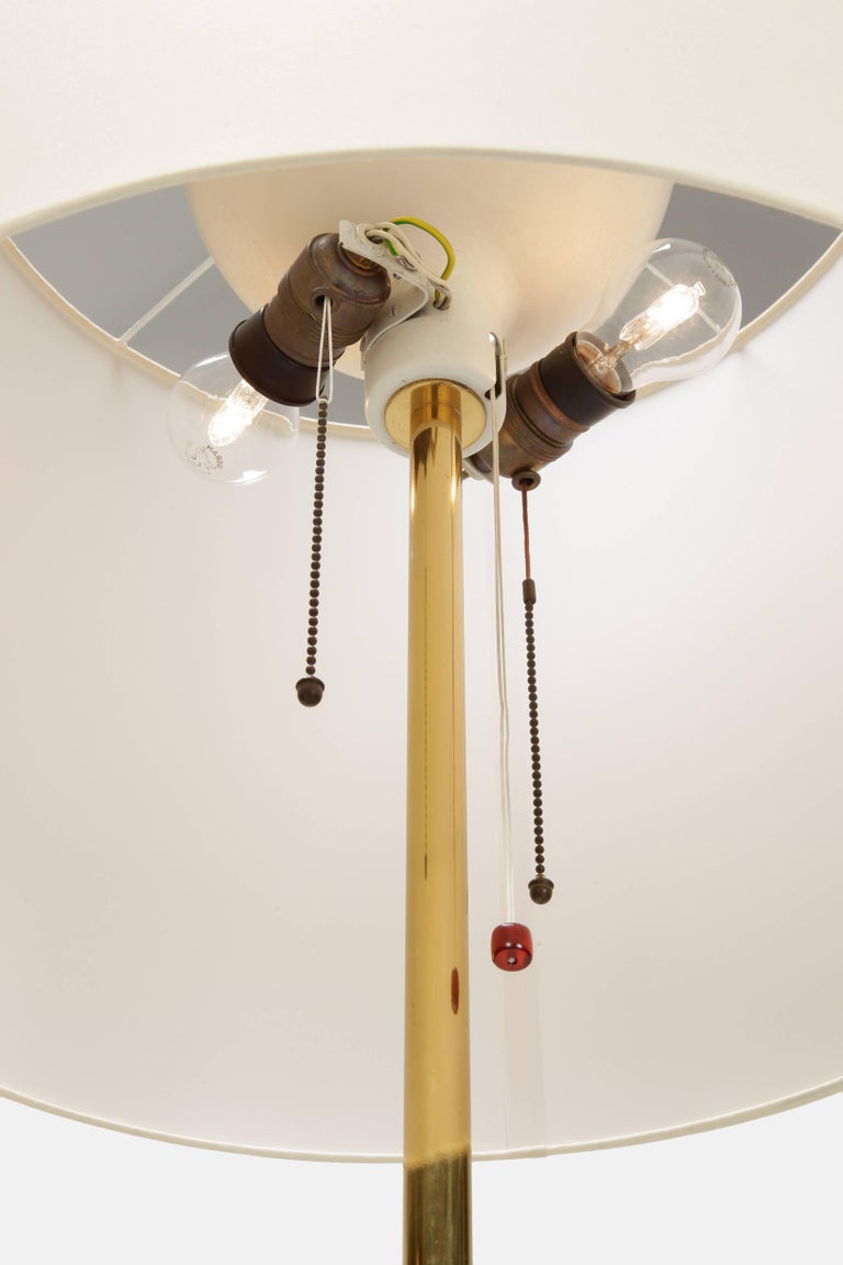 BAG Turgi Floor Lamp Brass, 1950s at 1stDibs