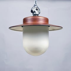 B.A.G. Turgi Industrial 1930s Bauhaus Pendant Lamp Attributed to Hin Bredendieck